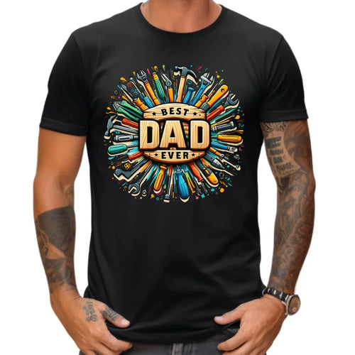 Best Dad Ever | Koszulka męska z nadrukiem dla taty DT57 - StoryCups.pl