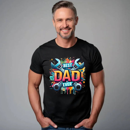 Personalizowana koszulka dla taty – T-shirt z nadrukiem prezent dla taty na Dzień Ojca, urodziny