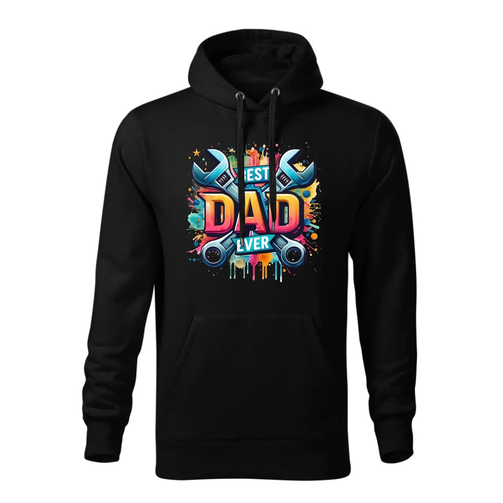 Best Dad Ever | Bluza męska z kapturem dla taty DT58 - StoryCups.pl