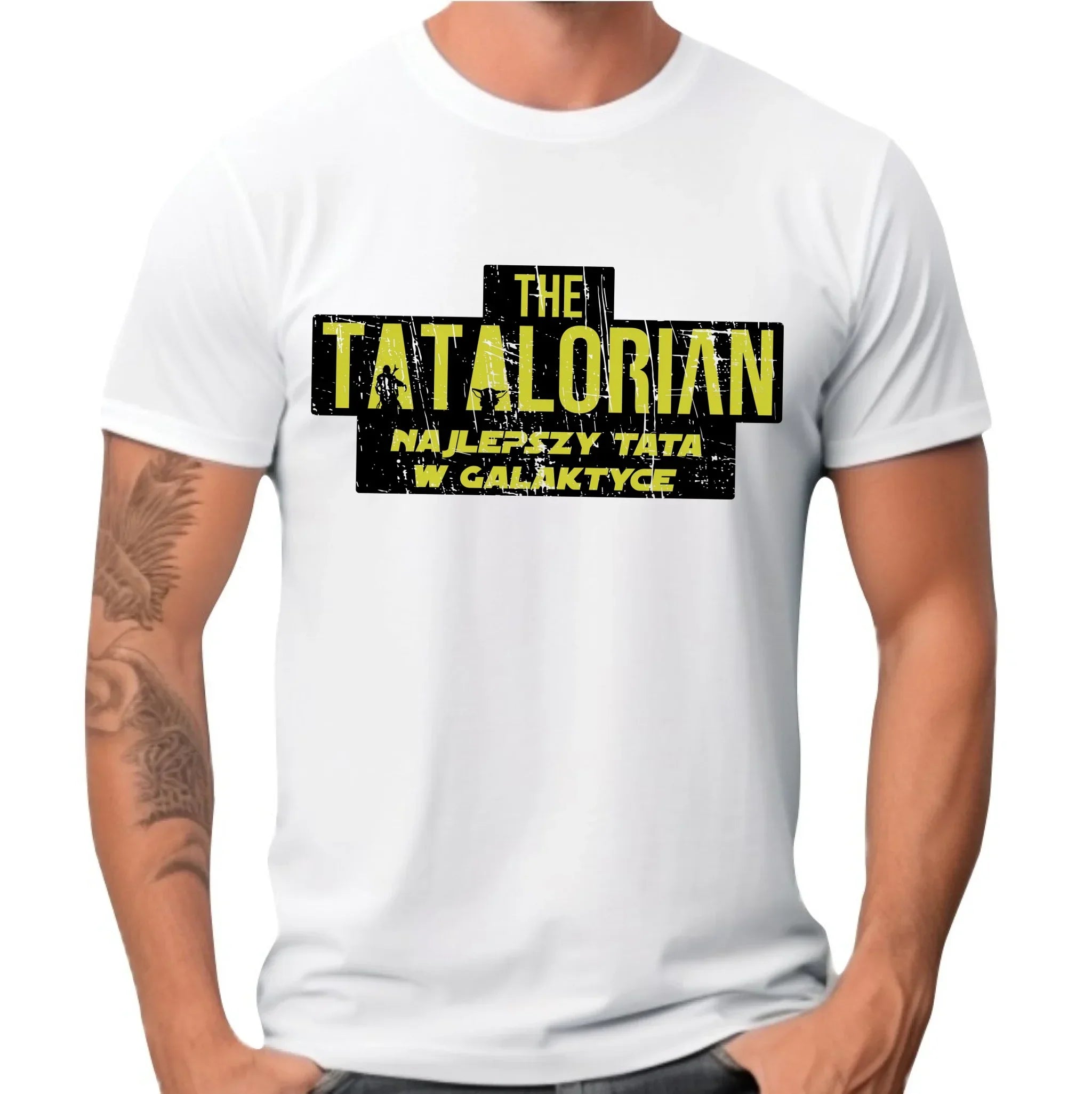 Tatalorian najlepszy tata w galaktyce | Koszulka męska dla taty DT59 - StoryCups.pl