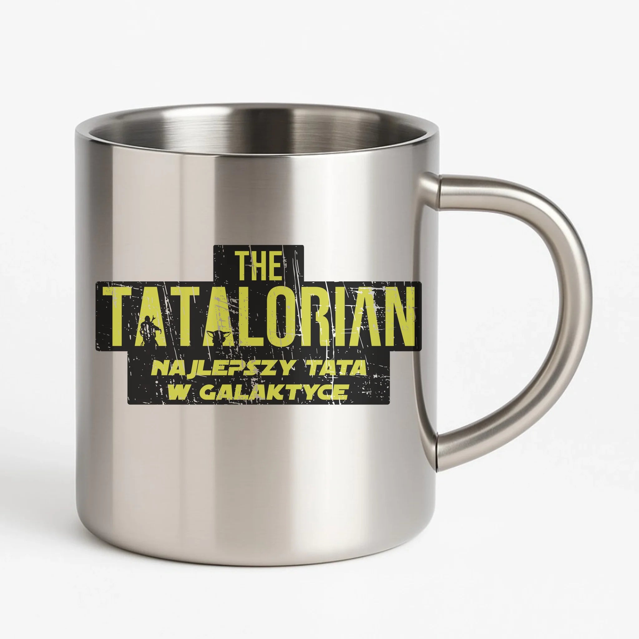 Tatalorian najlepszy tata w galaktyce | Metalowy kubek dla taty DT59 - StoryCups.pl