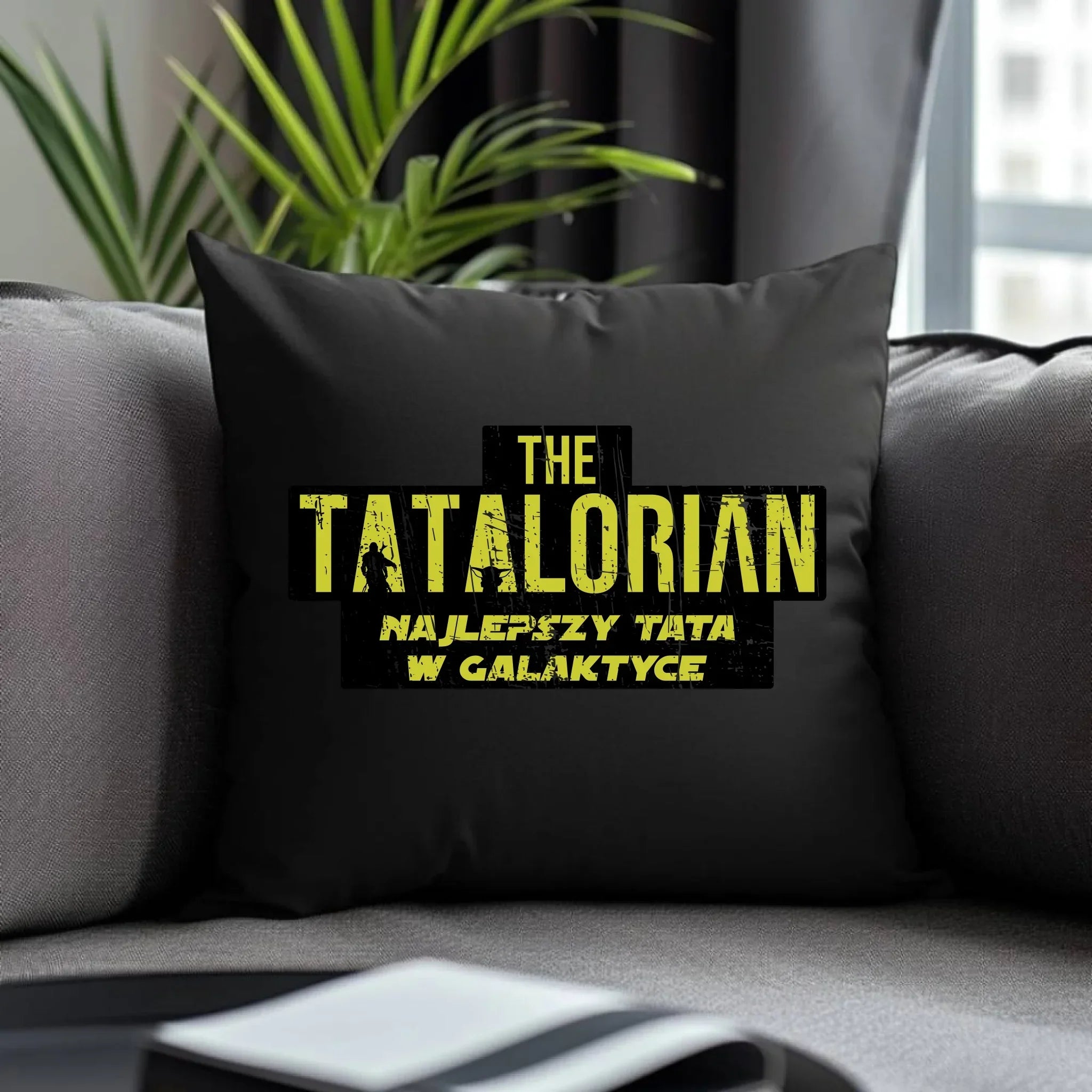 Tatalorian najlepszy tata w galaktyce | Poduszka dekoracyjna dla taty DT59 - StoryCups.pl
