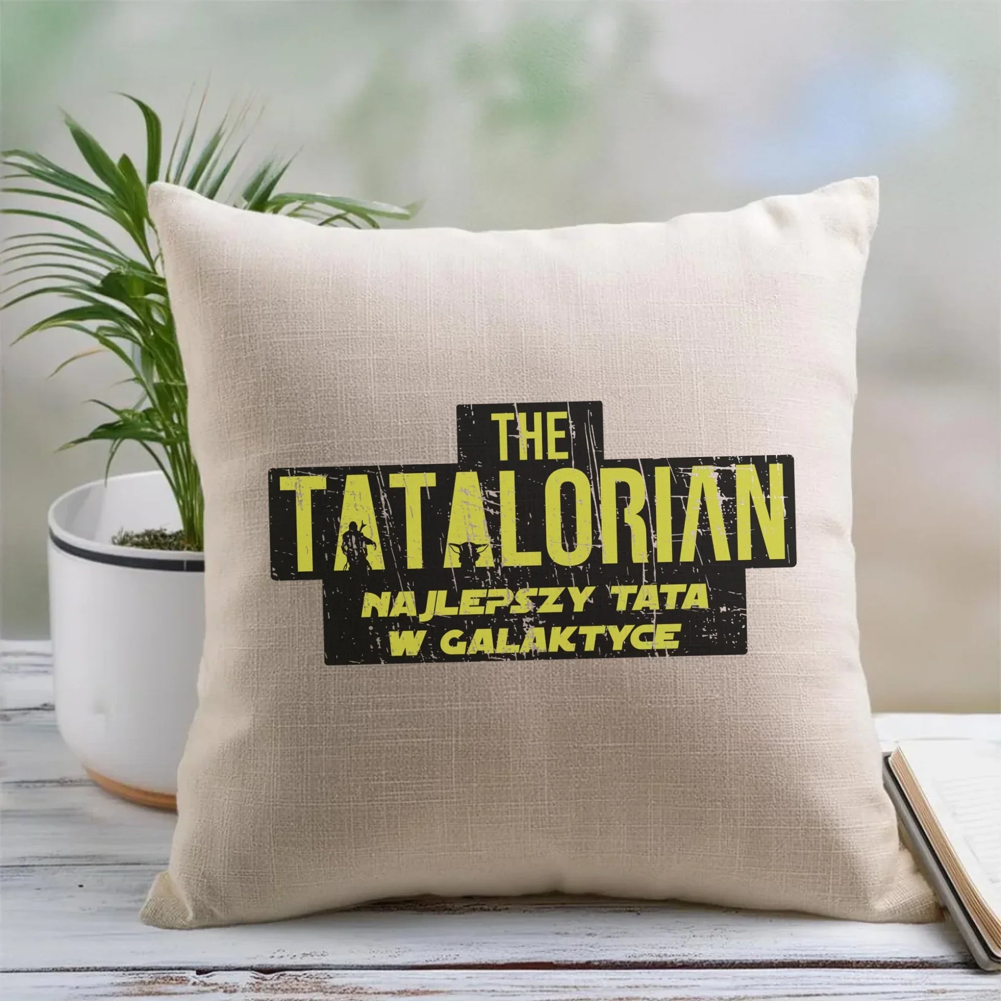 Tatalorian najlepszy tata w galaktyce | Poduszka dla taty DT59 - StoryCups.pl
