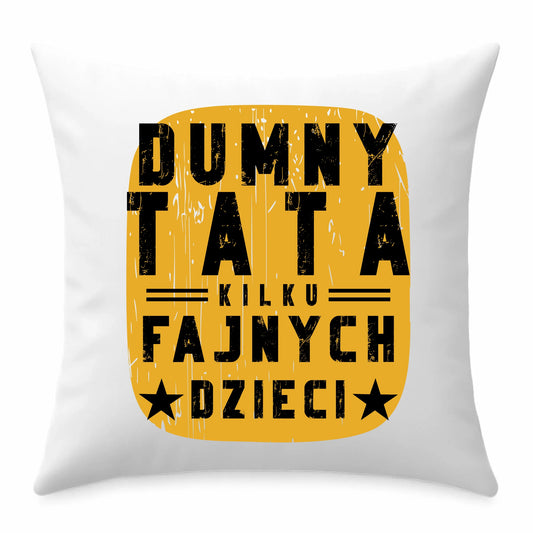 Prezent dla taty poduszka z nadrukiem Dzień Ojca Święta urodziny