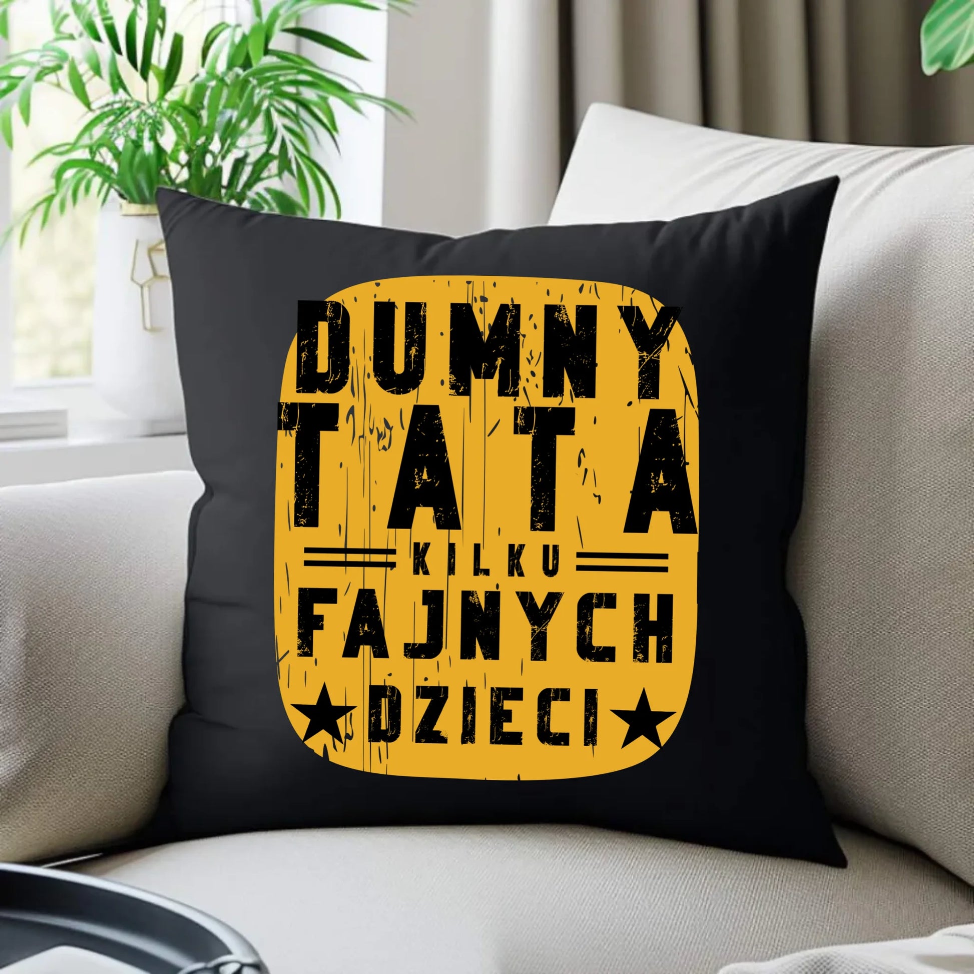 Prezent dla taty, na święta, na Dzień Ojca, urodziny - duża poduszka dekoracyjna