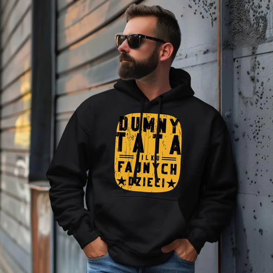 Bluza męska z kapturem na prezent dla taty na urodziny, Dzień Ojca, święta