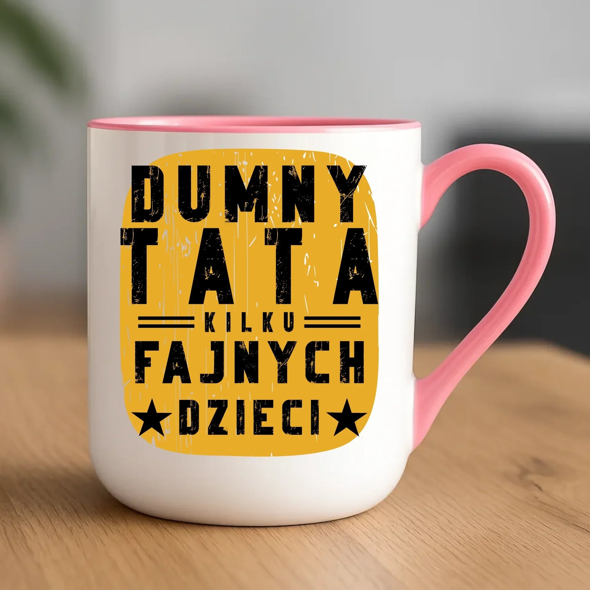 Dumny tata kilku fajnych dzieci | Kubek elegant dla taty DT60 - StoryCups.pl