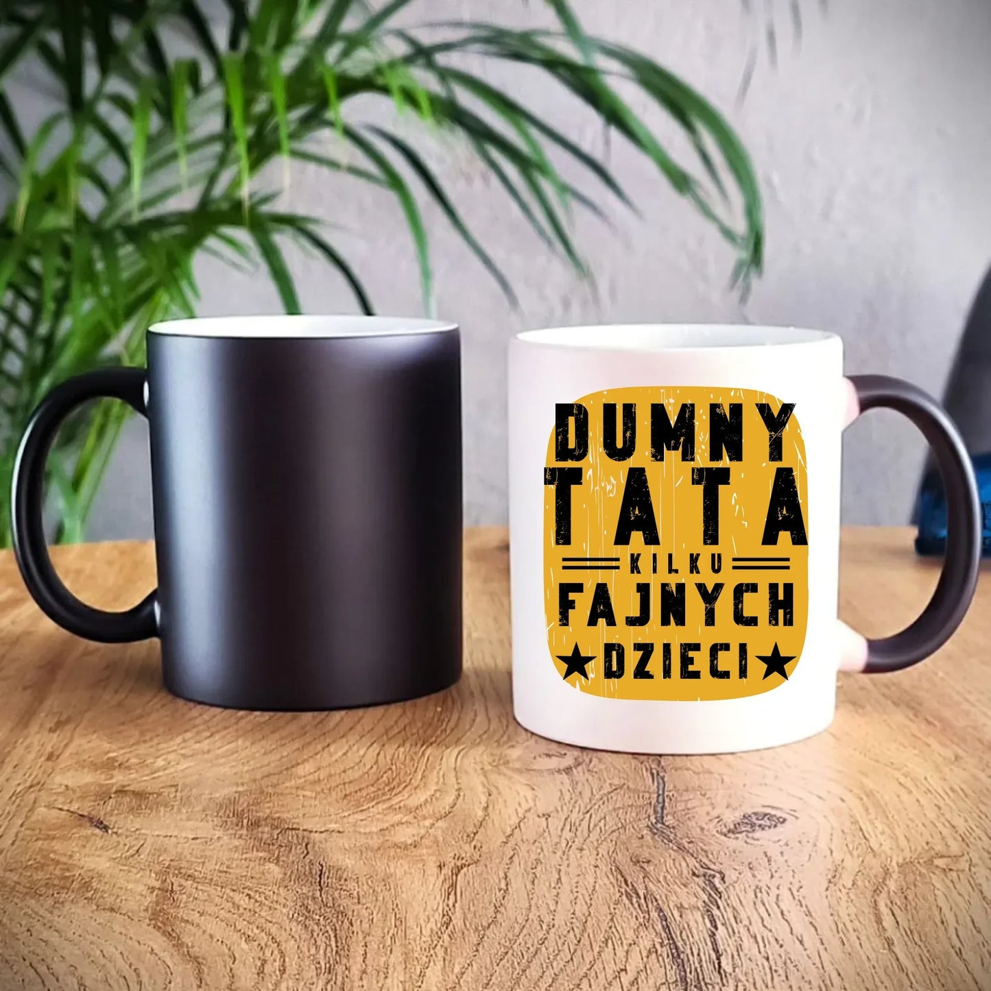 Dumny tata kilku fajnych dzieci | Kubek magiczny dla taty DT60 - StoryCups.pl