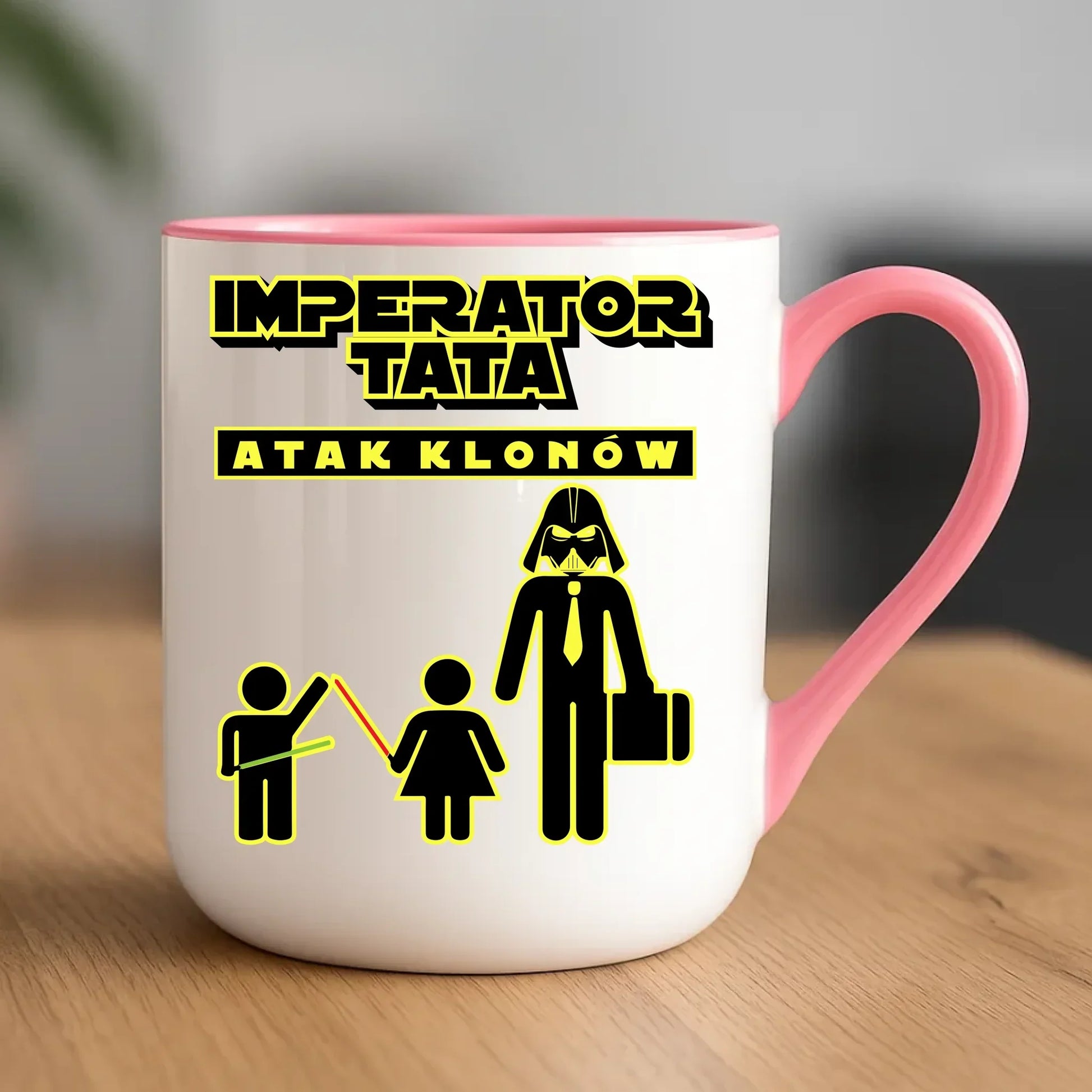Imperator tata atak klonów | Kubek elegant prezent dla taty bliźniaków DT63 - StoryCups.pl