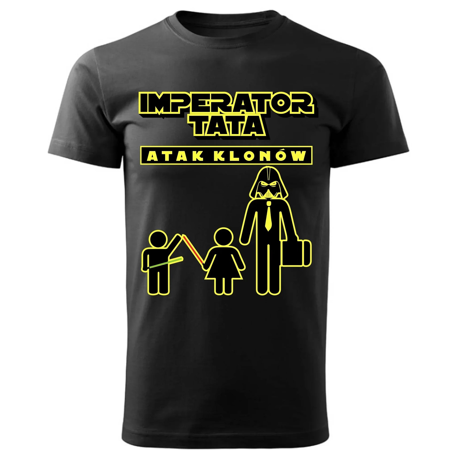 Imperator tata atak klonów | Koszulka męska z nadrukiem dla taty DT63 - StoryCups.pl