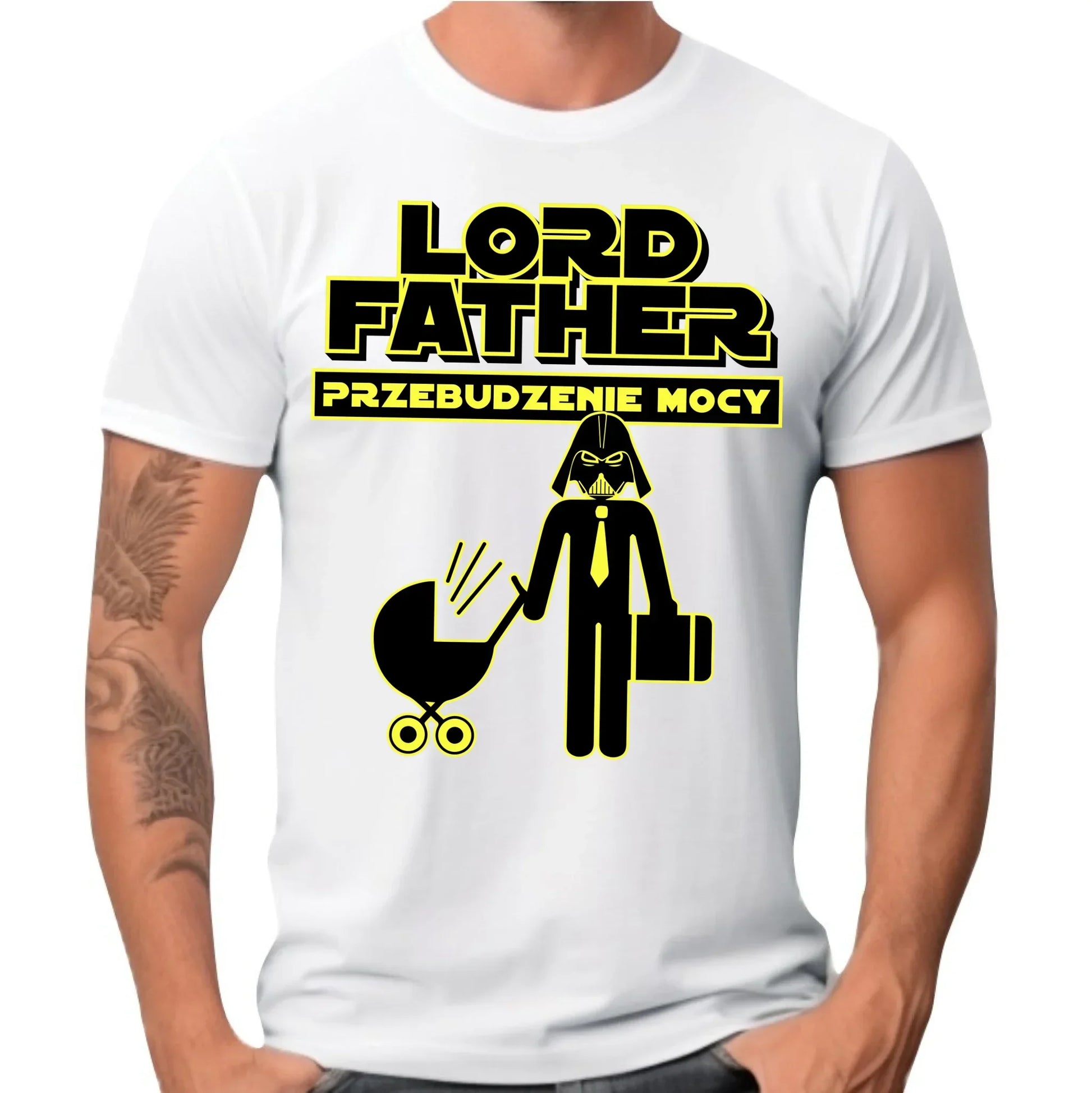 Lord Father przebudzenie mocy | Koszulka męska dla taty DT64 - StoryCups.pl