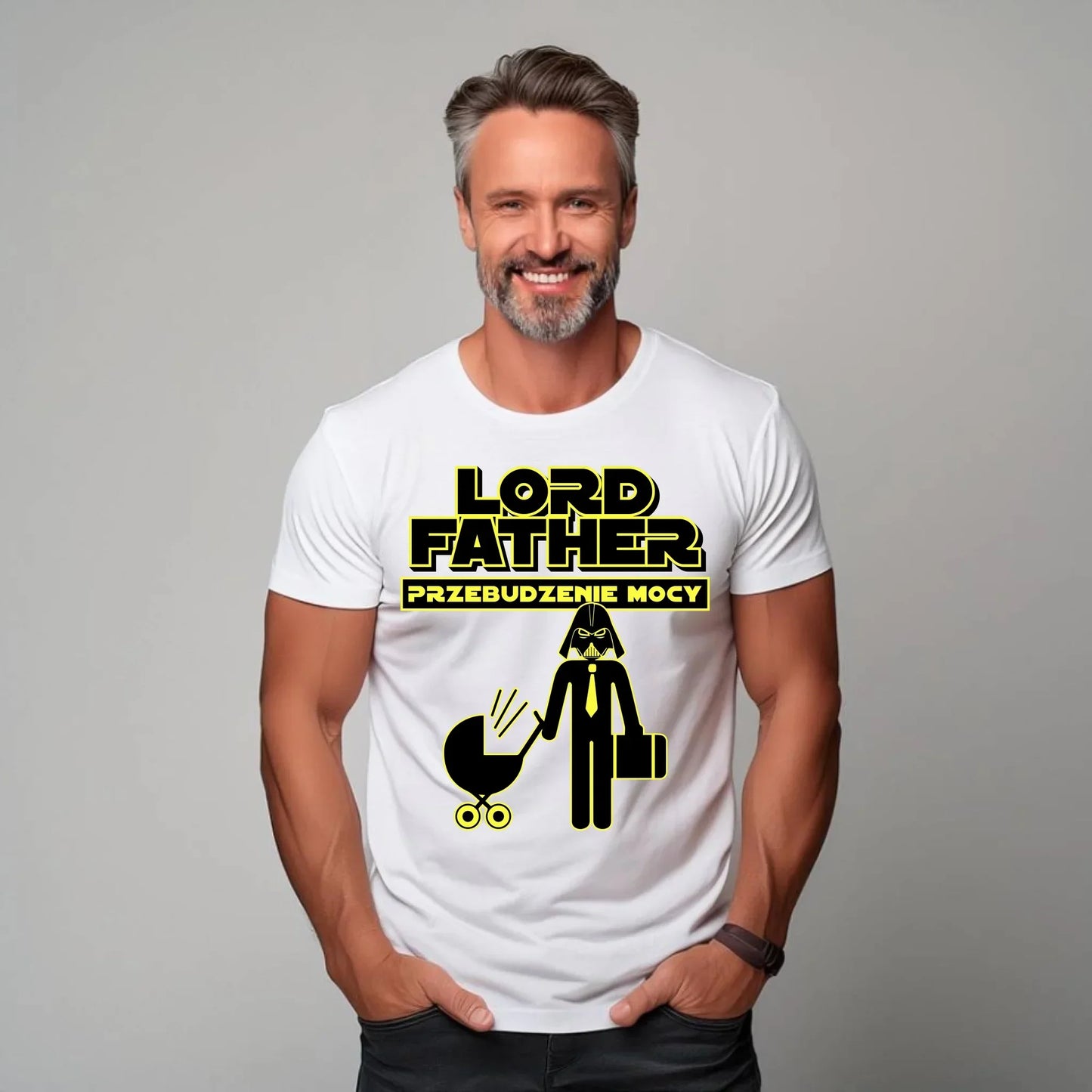 Lord Father przebudzenie mocy | Koszulka męska dla taty DT64 - StoryCups.pl