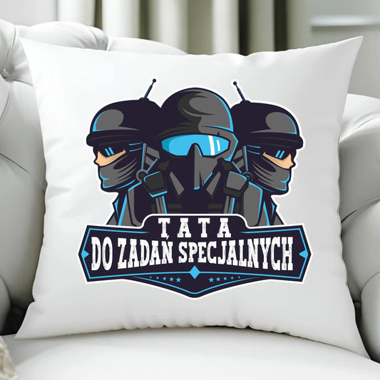 Poduszka z nadrukiem prezent dla taty Dzień Ojca Święta urodziny