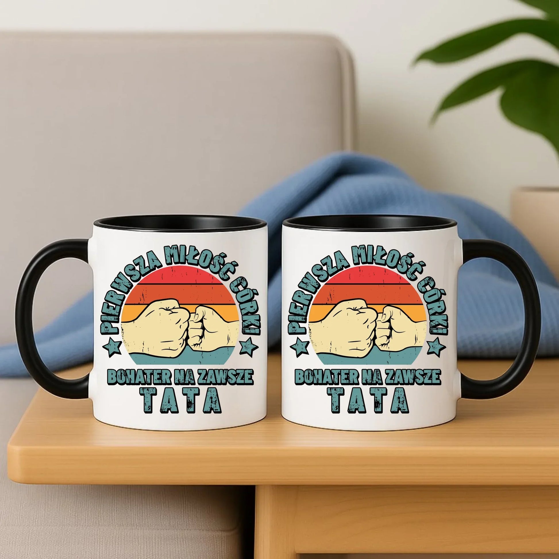 Tata pierwsza miłość córki | Kubek prezent dla taty od córki DT67 - StoryCups.pl