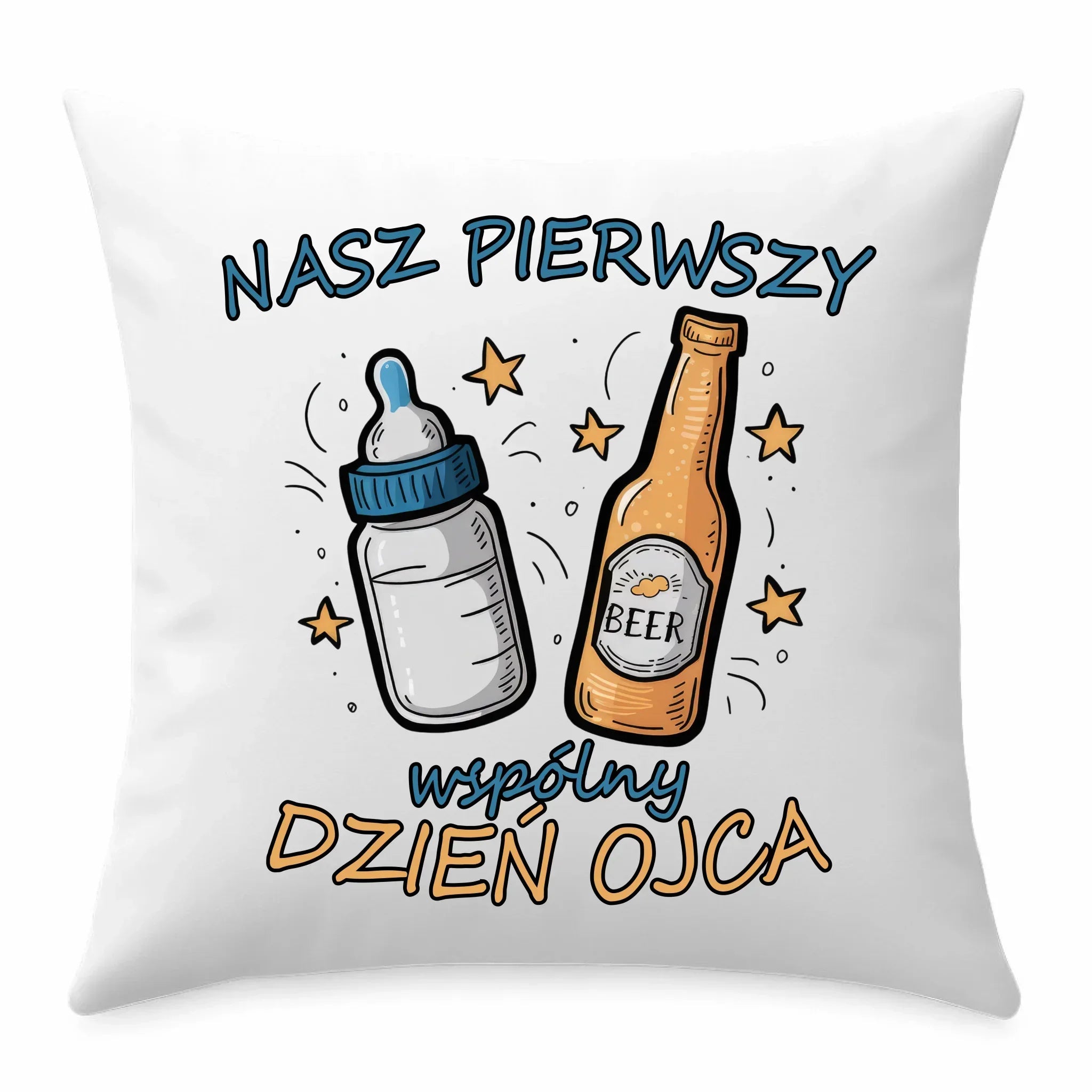 Nasz pierwszy Dzień Ojca | Poduszka prezent dla taty DT68 - StoryCups.pl