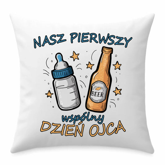 Prezent dla taty poduszka z nadrukiem Dzień Ojca Święta urodziny