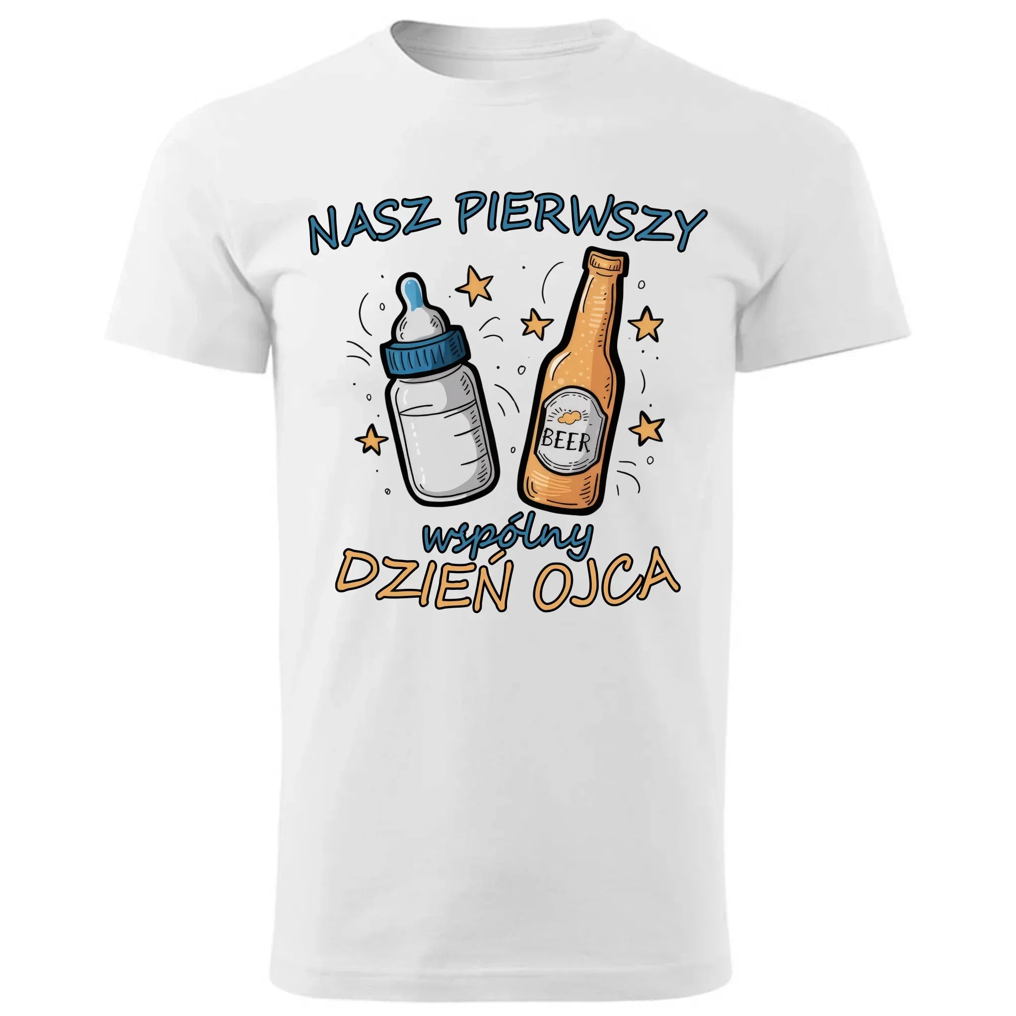 Nasz pierwszy Dzień Ojca | Koszulka męska prezent dla taty DT68 - StoryCups.pl