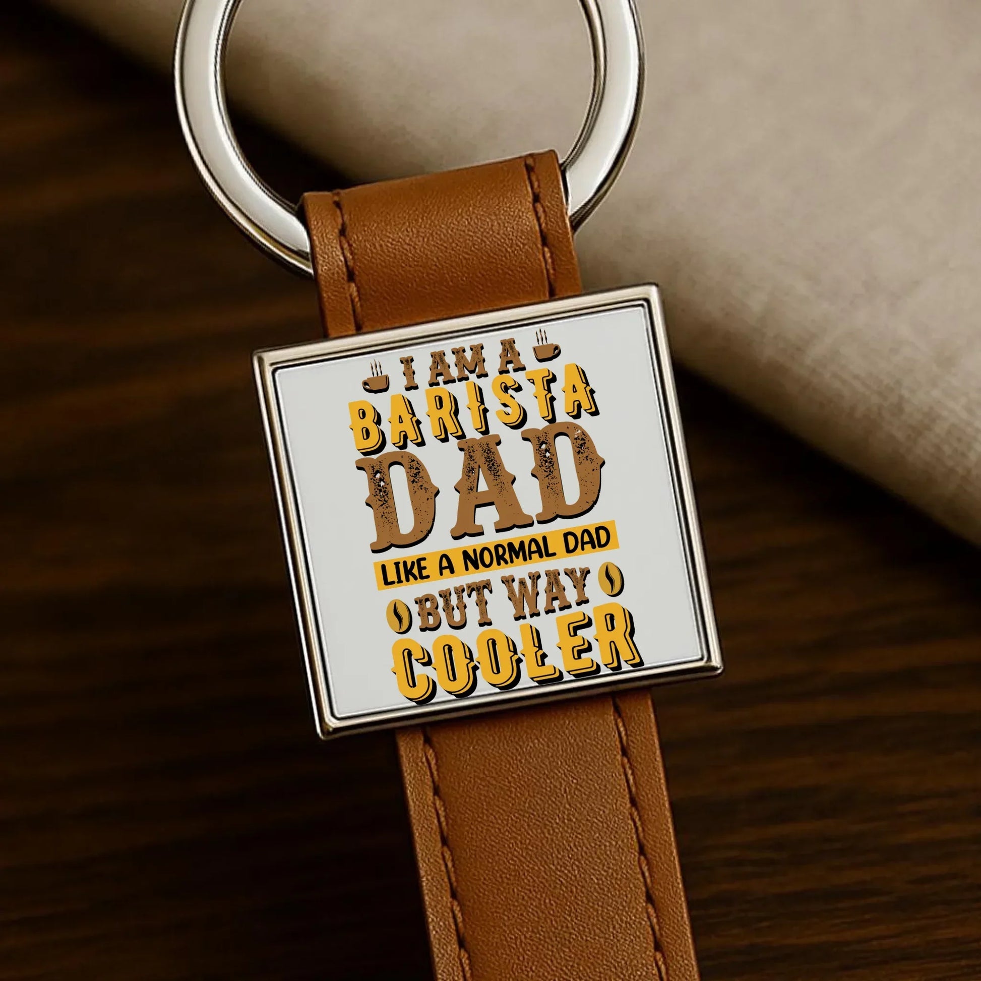 Barista | Brelok z nadrukiem dla taty DT69 - StoryCups.pl