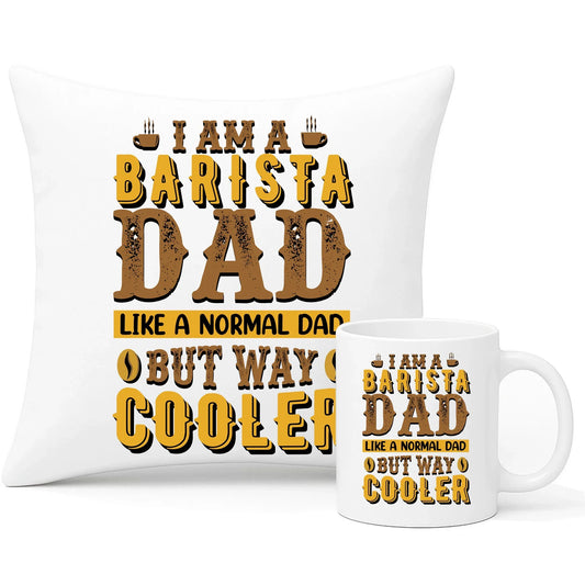 Barista | Zestaw poduszka i kubek dla taty DT69 - StoryCups.pl