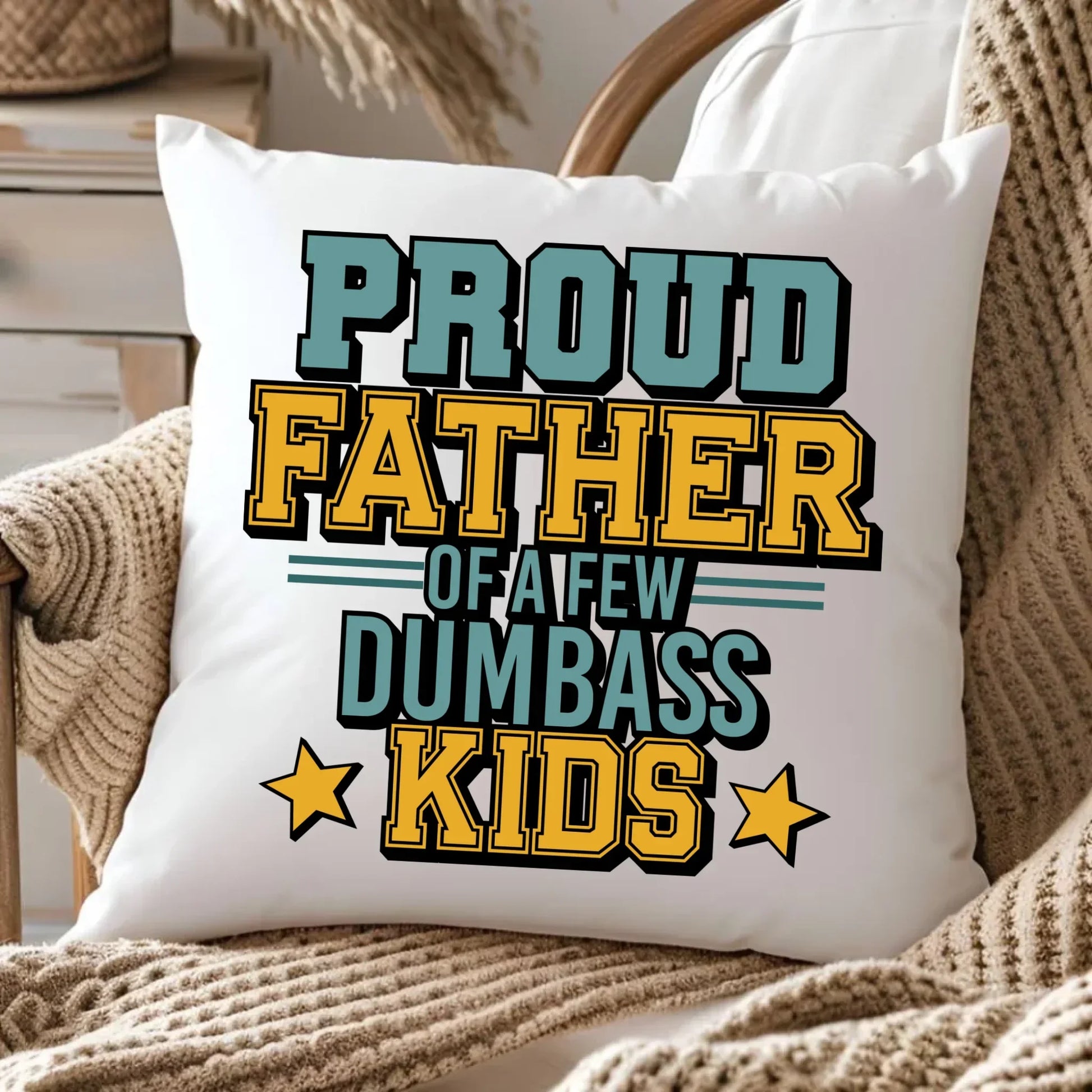 Proud father | Poduszka dla taty DT70 - StoryCups.pl