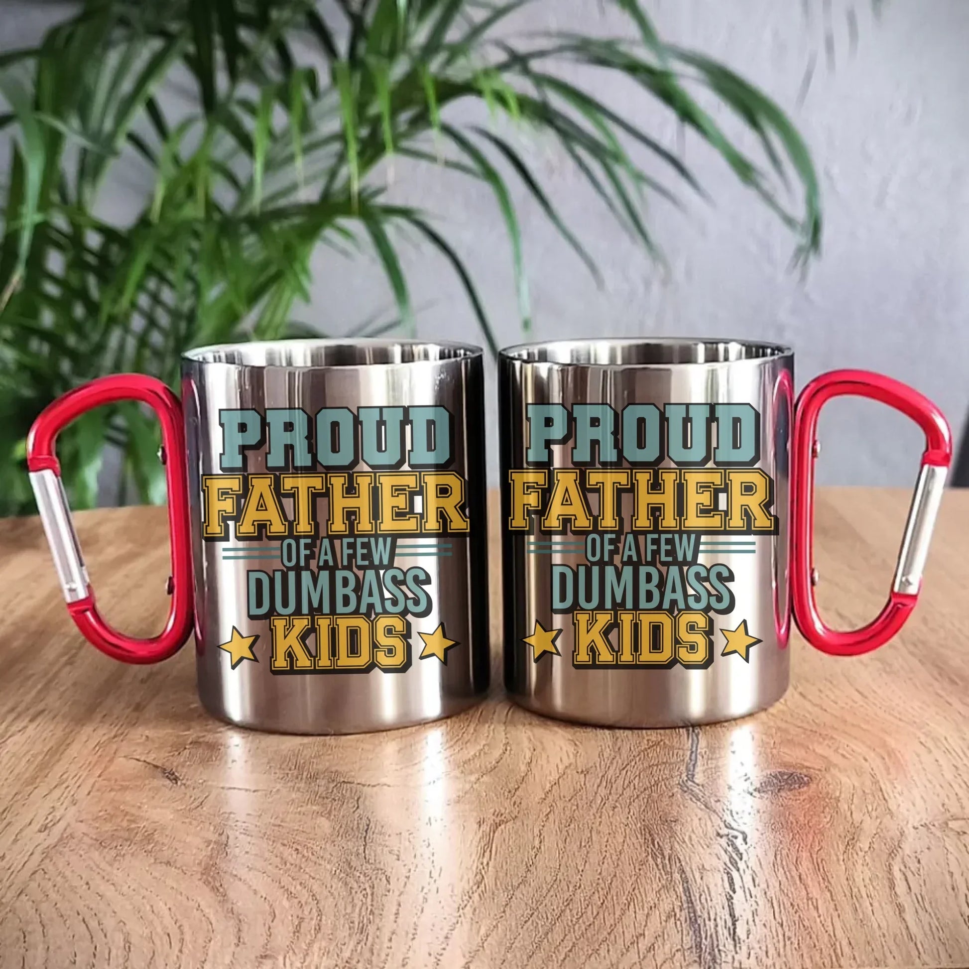 Proud father | Metalowy kubek dla taty DT70 - StoryCups.pl