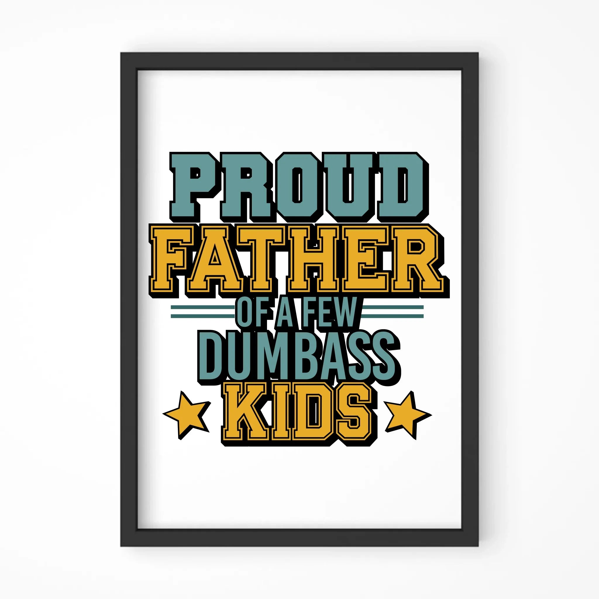 Proud father | Plakat w ramie dla taty DT70 - StoryCups.pl