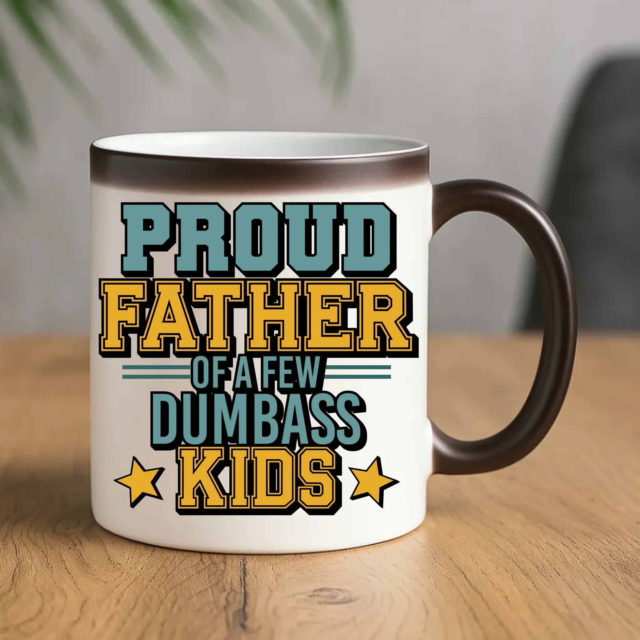 Proud father | Kubek magiczny z nadrukiem dla taty DT70 - StoryCups.pl