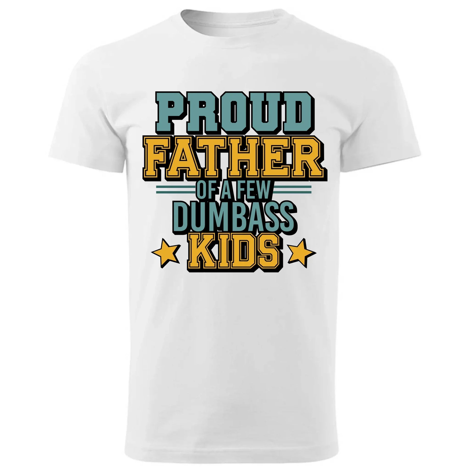 Proud father | Koszulka męska z napisami dla taty DT70 - StoryCups.pl