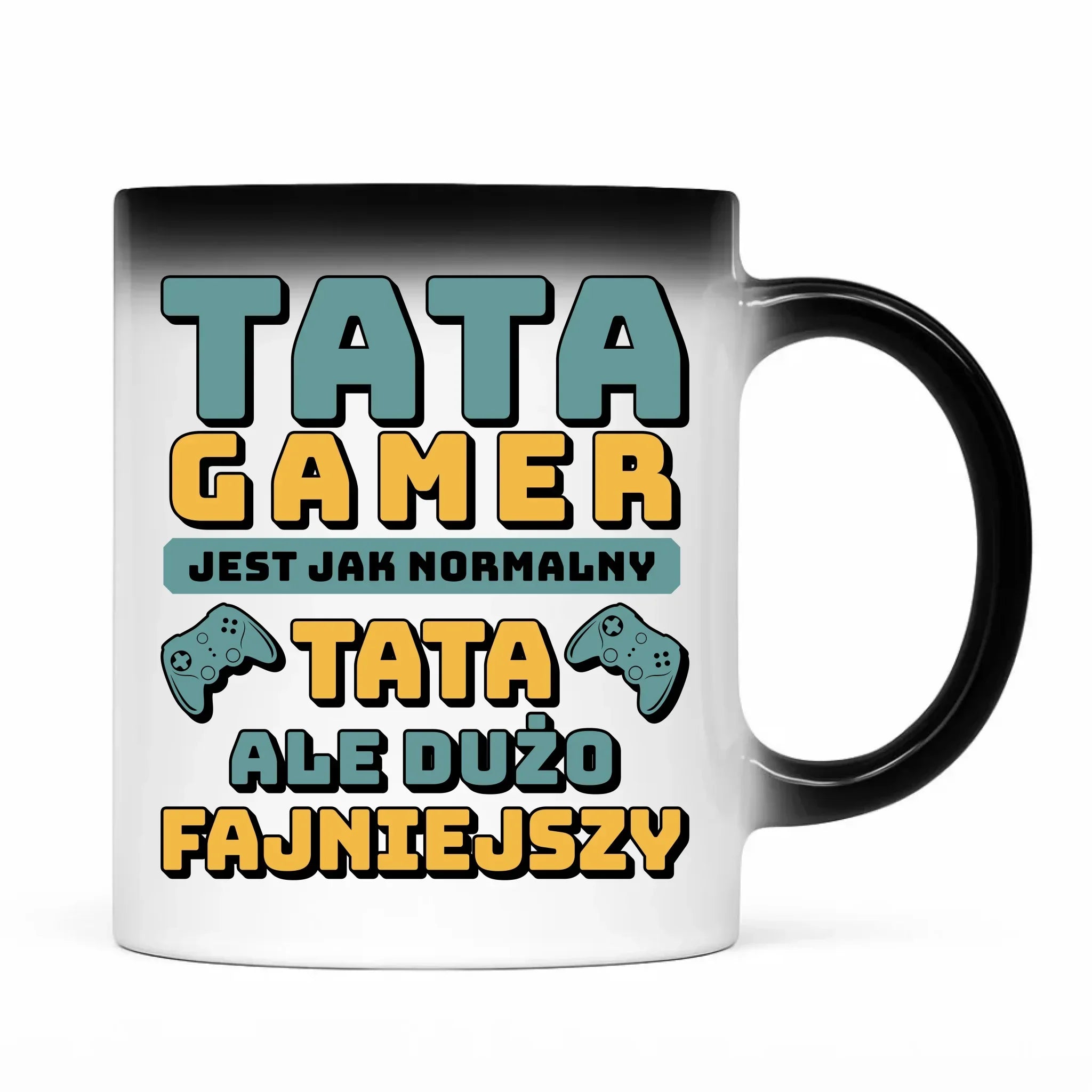 Tata gamer | Kubek magiczny prezent dla taty DT71 - StoryCups.pl