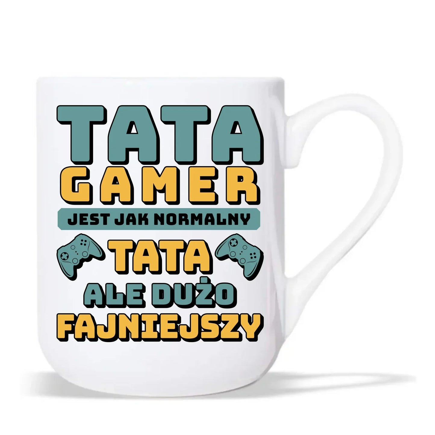 Tata gamer | Kubek elegant prezent dla taty DT71 - StoryCups.pl