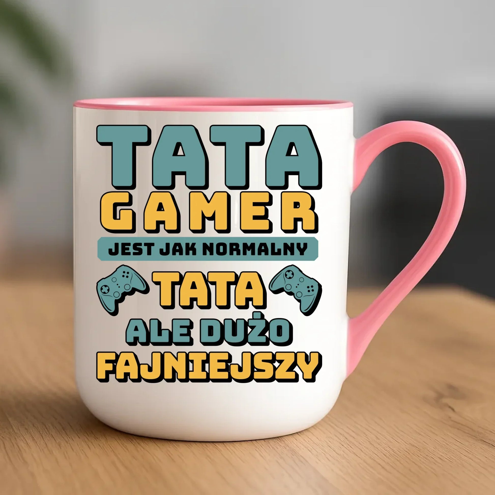 Tata gamer | Kubek elegant prezent dla taty DT71 - StoryCups.pl