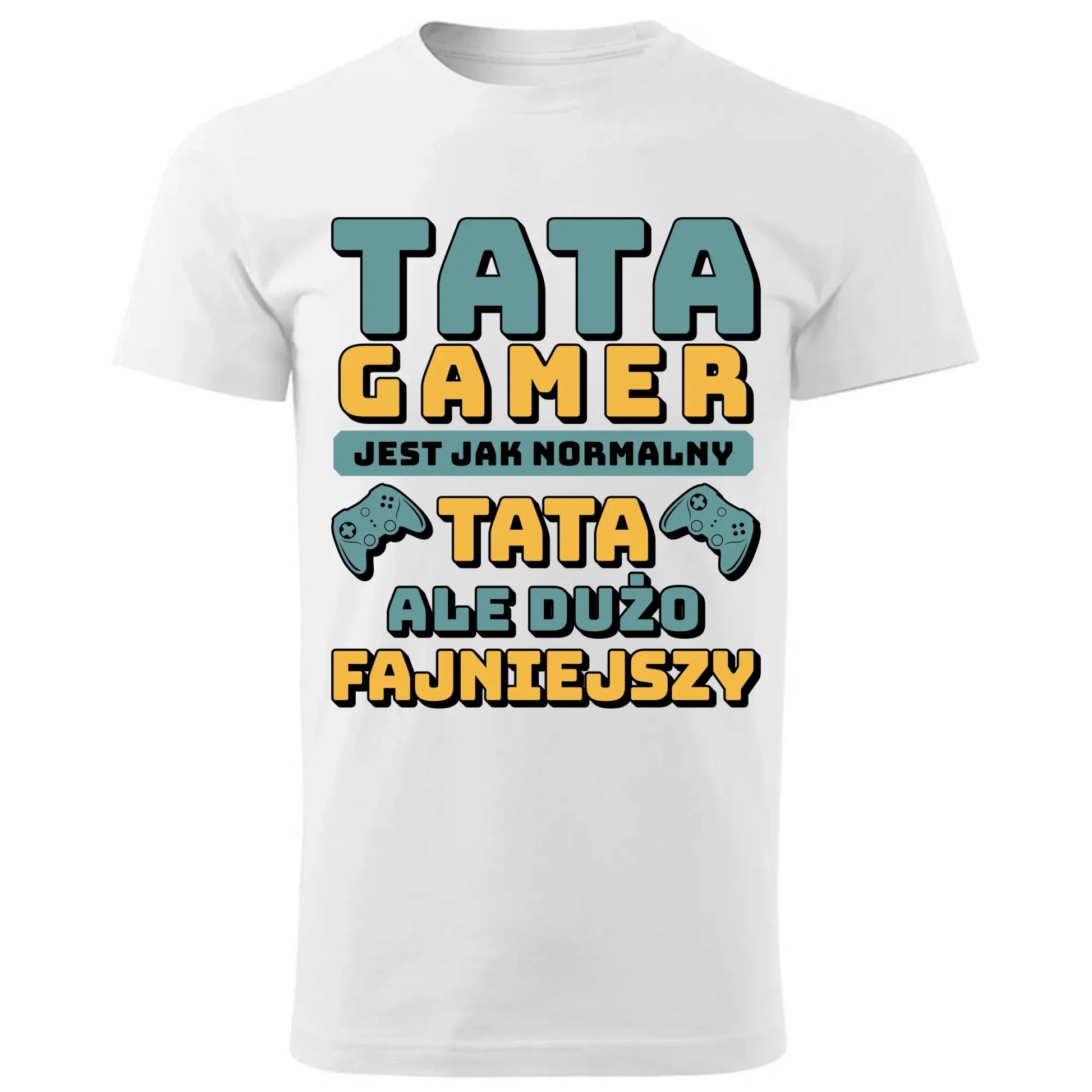 Tata gamer | Koszulka męska dla taty DT71 - StoryCups.pl