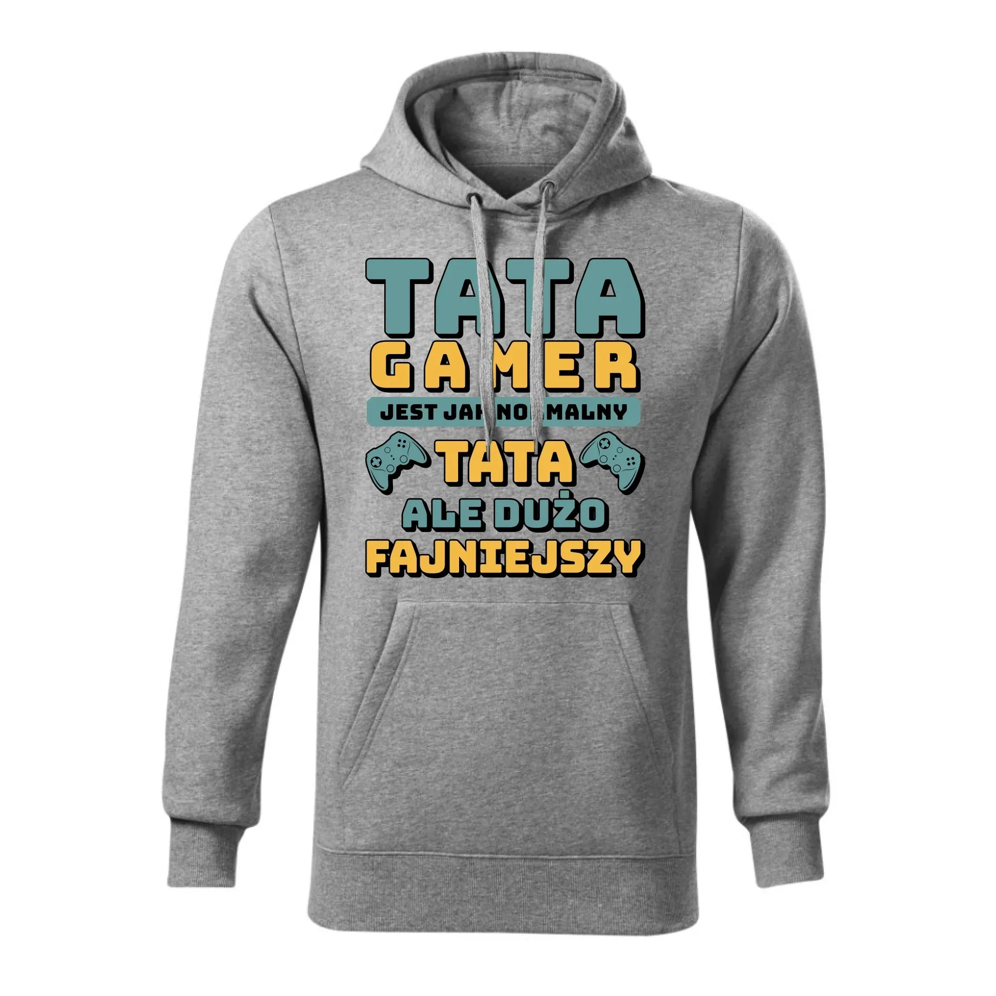 Tata gamer | Bluza męska z kapturem dla taty DT71 - StoryCups.pl