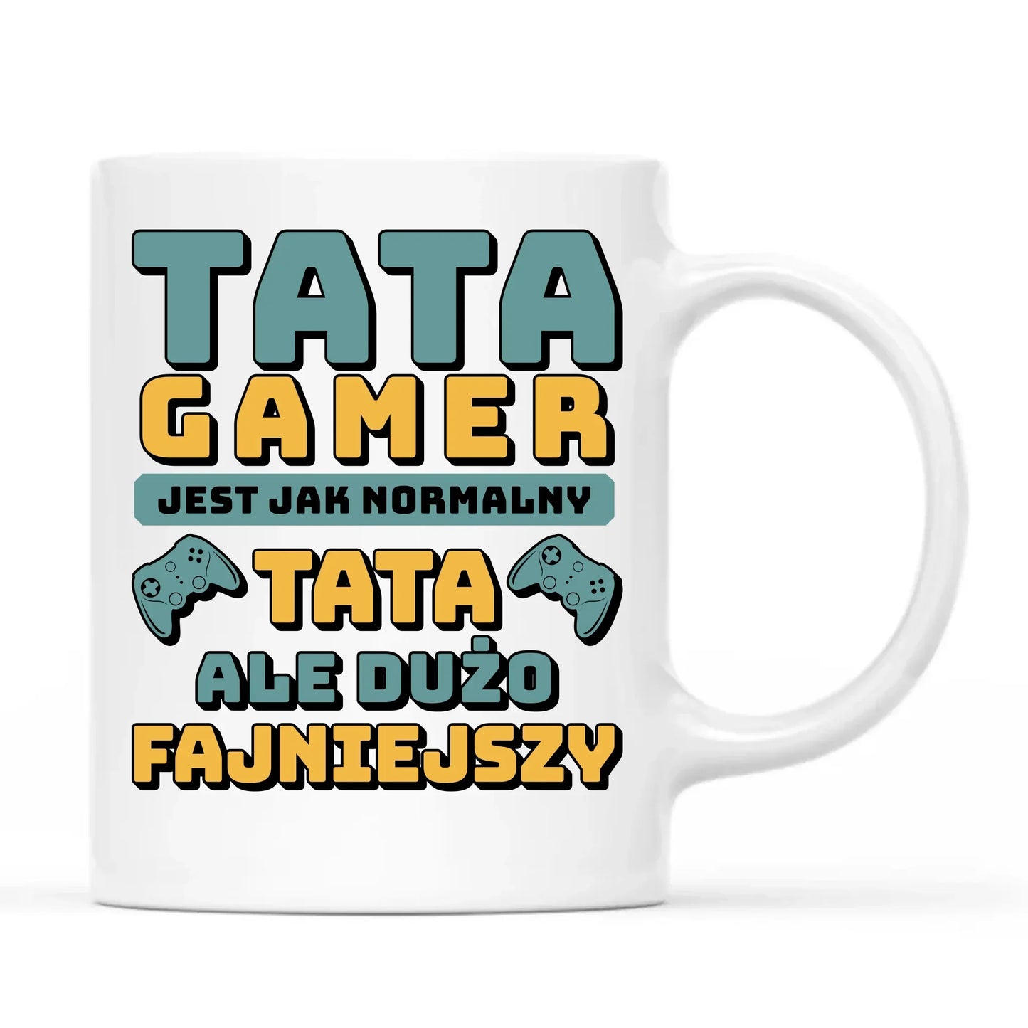 Tata gamer | Kubek dla taty DT71 - StoryCups.pl