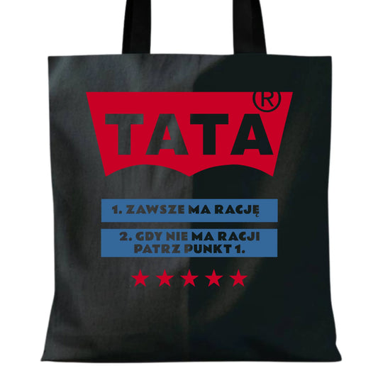 Torba z nadrukiem prezent dla taty TATA Dzień Ojca