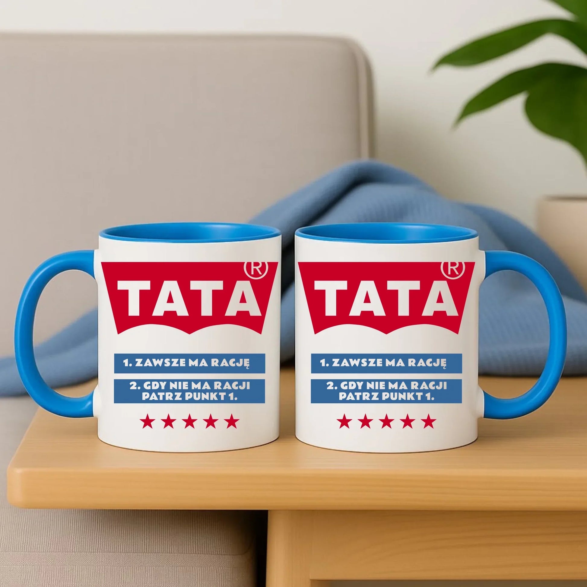 Tata zawsze ma rację | Kubek prezent dla taty DT72 - StoryCups.pl