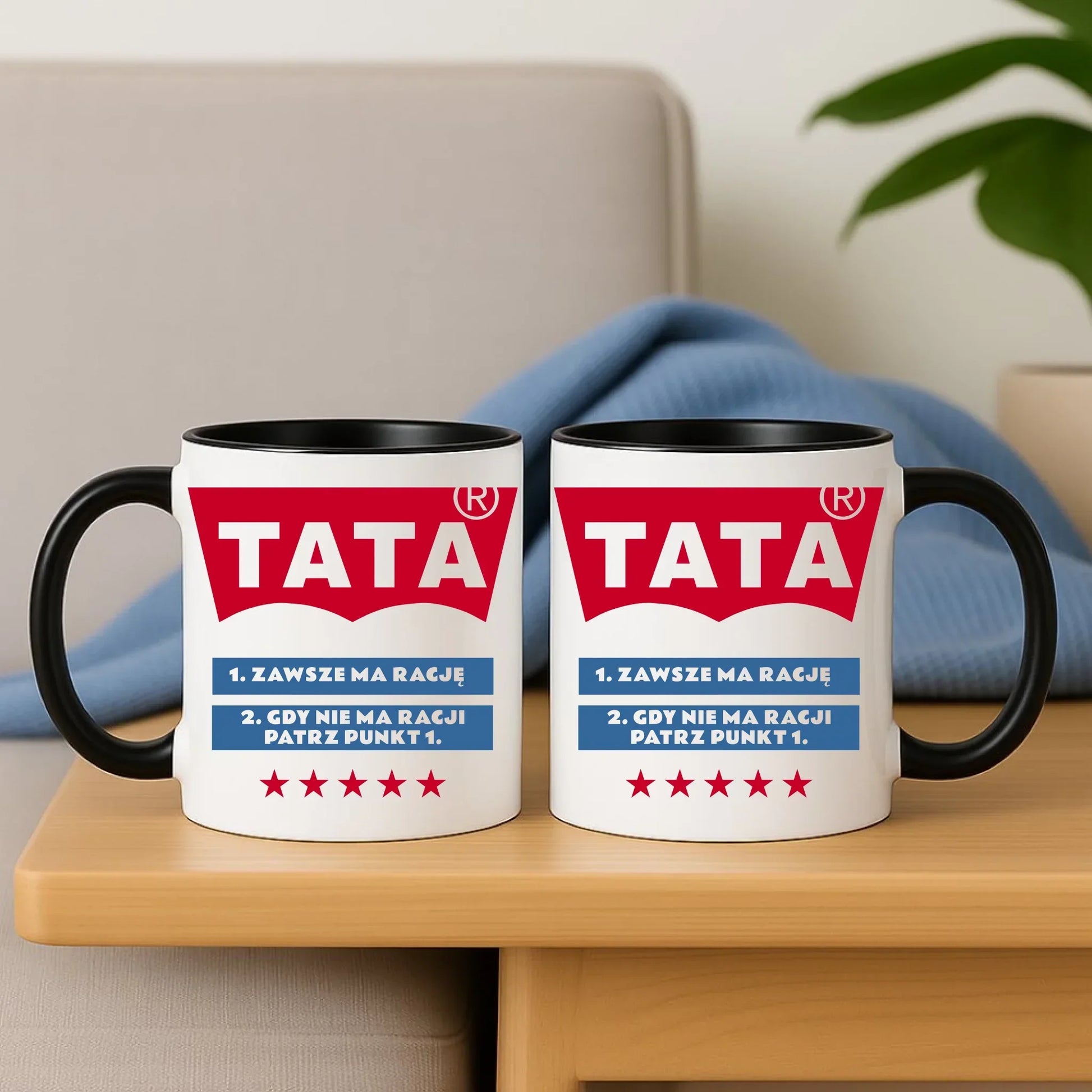 Tata zawsze ma rację | Kubek prezent dla taty DT72 - StoryCups.pl