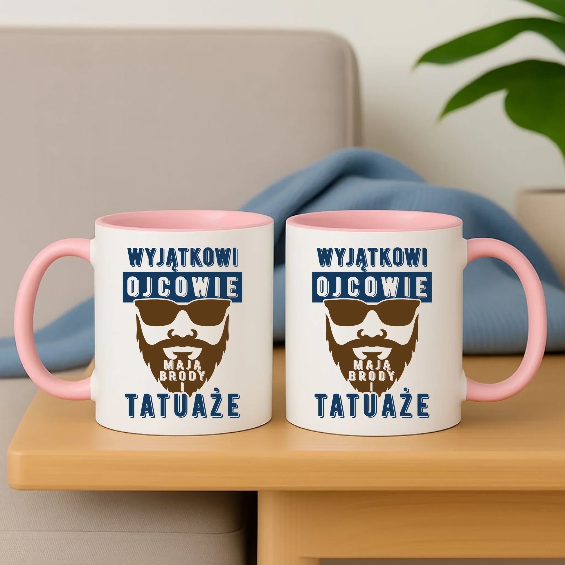 Wyjątkowi ojcowie mają brody i tatuaże | Kubek dla taty DT73 - StoryCups.pl