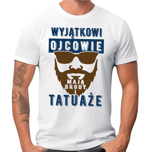 Prezent dla taty koszulka z nadrukiem DZIEŃ OJCA TATA