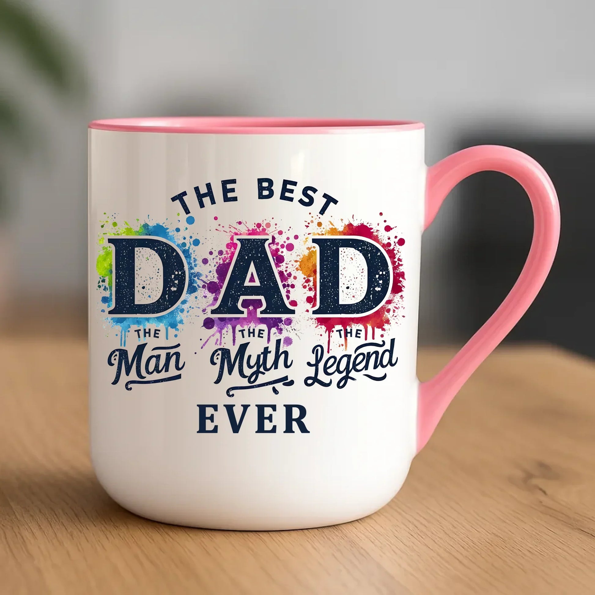 The best dad ever | Kubek elegant prezent dla taty DT74 - StoryCups.pl