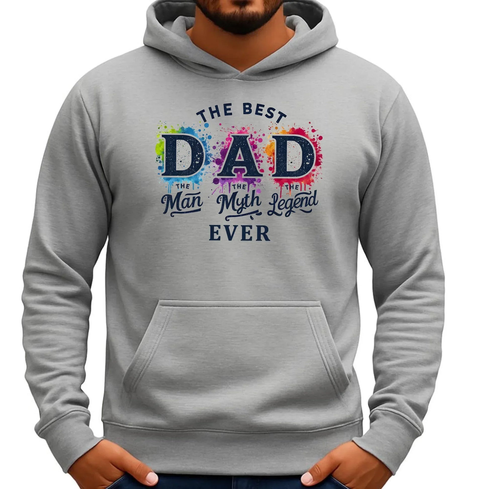 The best dad ever | Bluza męska z kapturem dla taty DT74 - StoryCups.pl