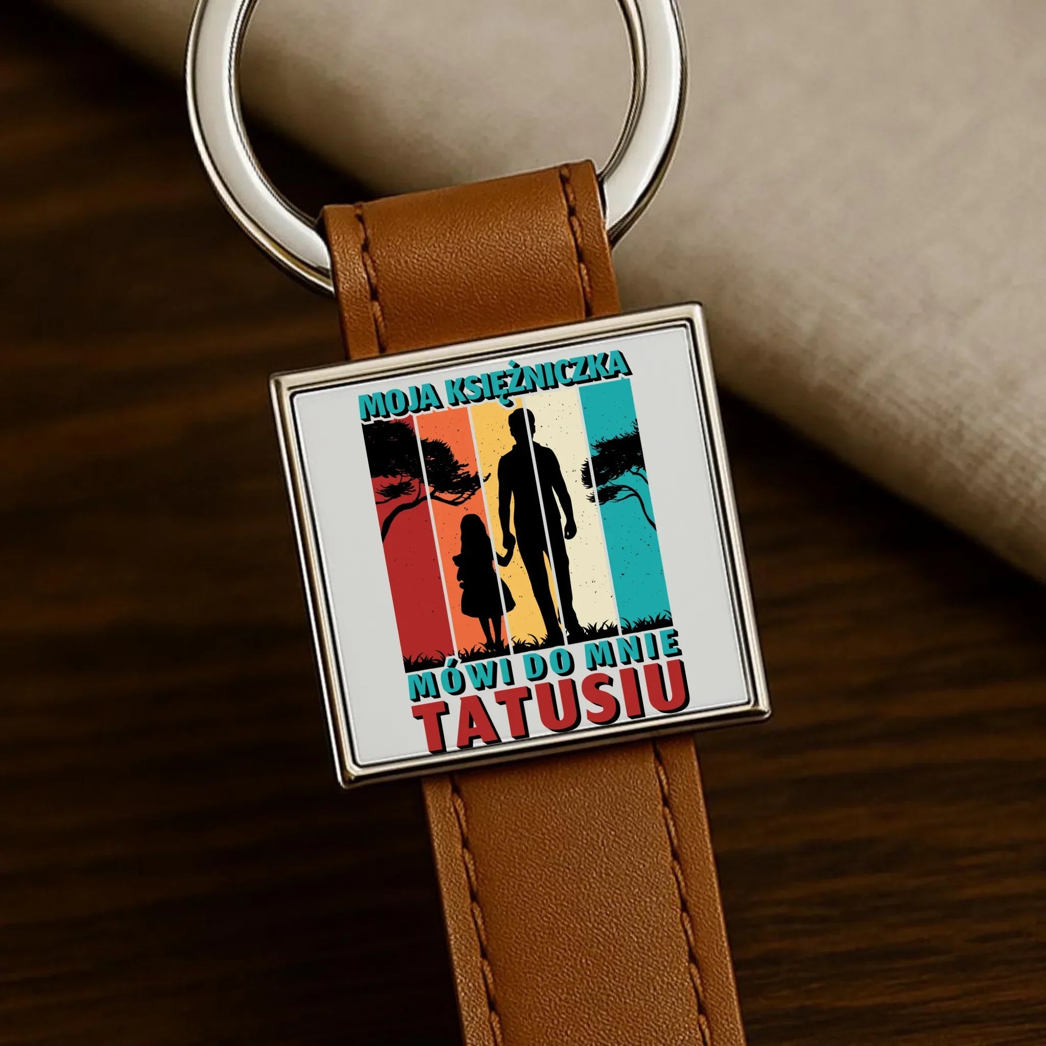 Moja księżniczka mówi do mnie Tatusiu | Brelok dla taty DT75 - StoryCups.pl