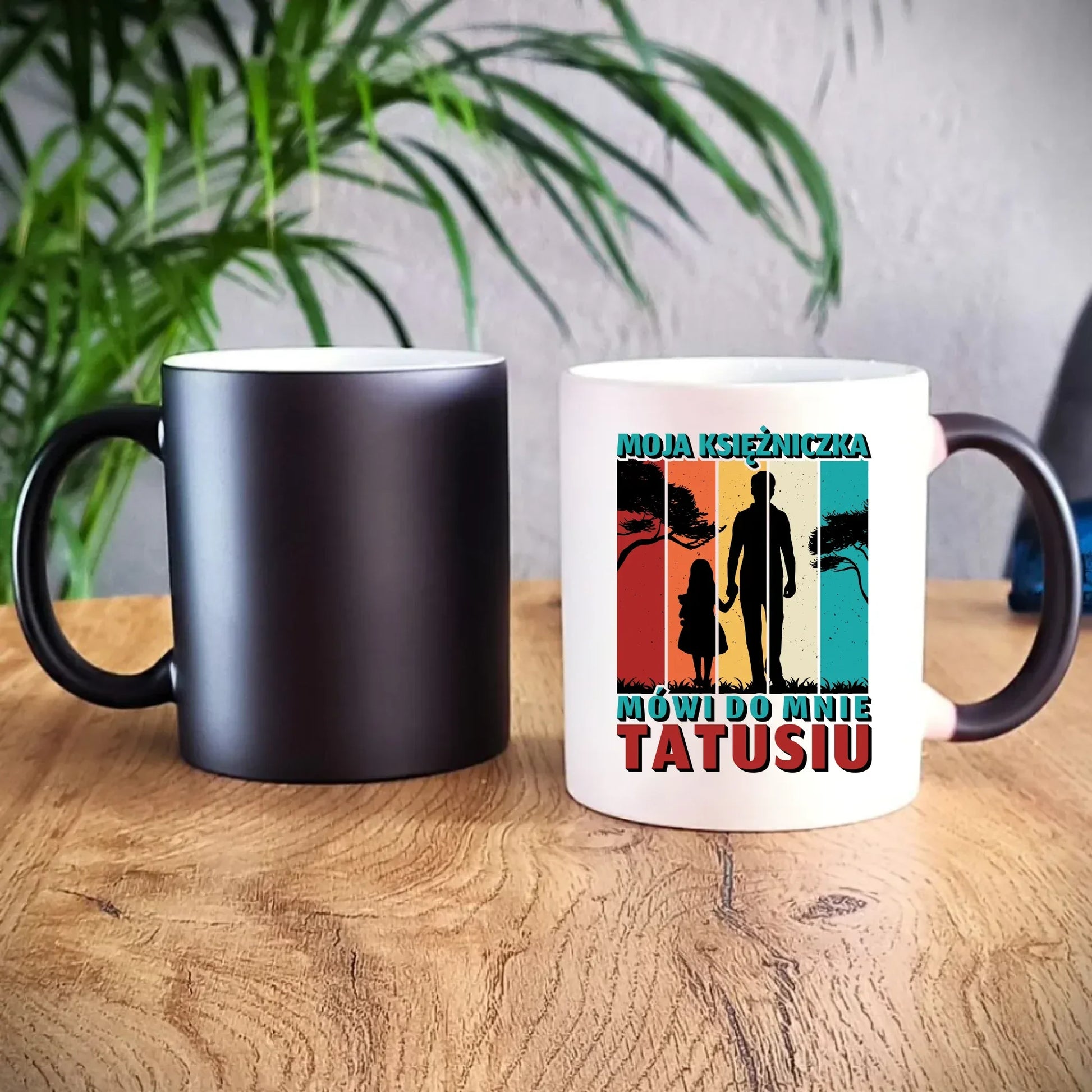 Moja księżniczka mówi do mnie Tatusiu | Kubek magiczny dla taty DT75 - StoryCups.pl