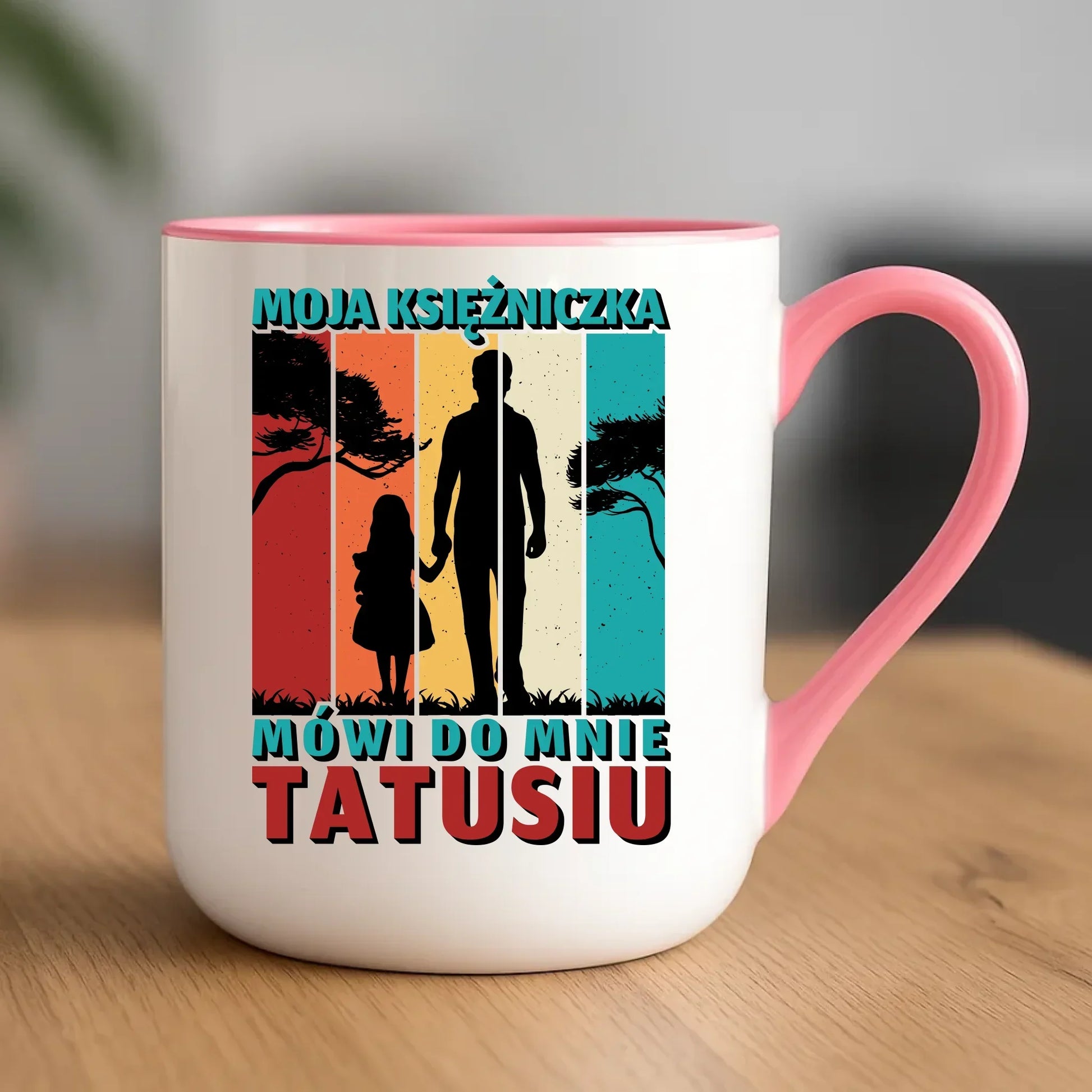 Moja księżniczka mówi do mnie Tatusiu | Kubek elegant dla taty DT75 - StoryCups.pl