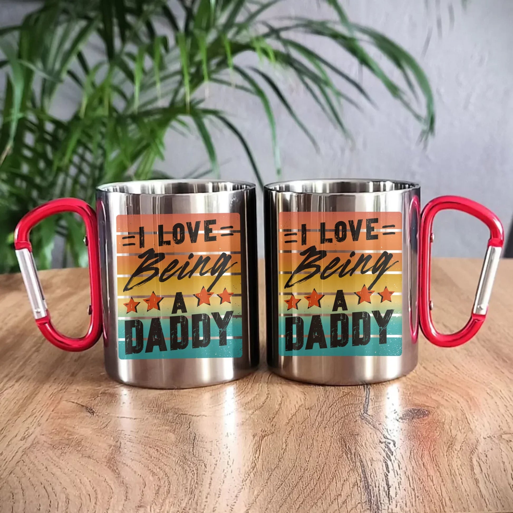I love being a daddy | Metalowy kubek dla taty DT76 - StoryCups.pl