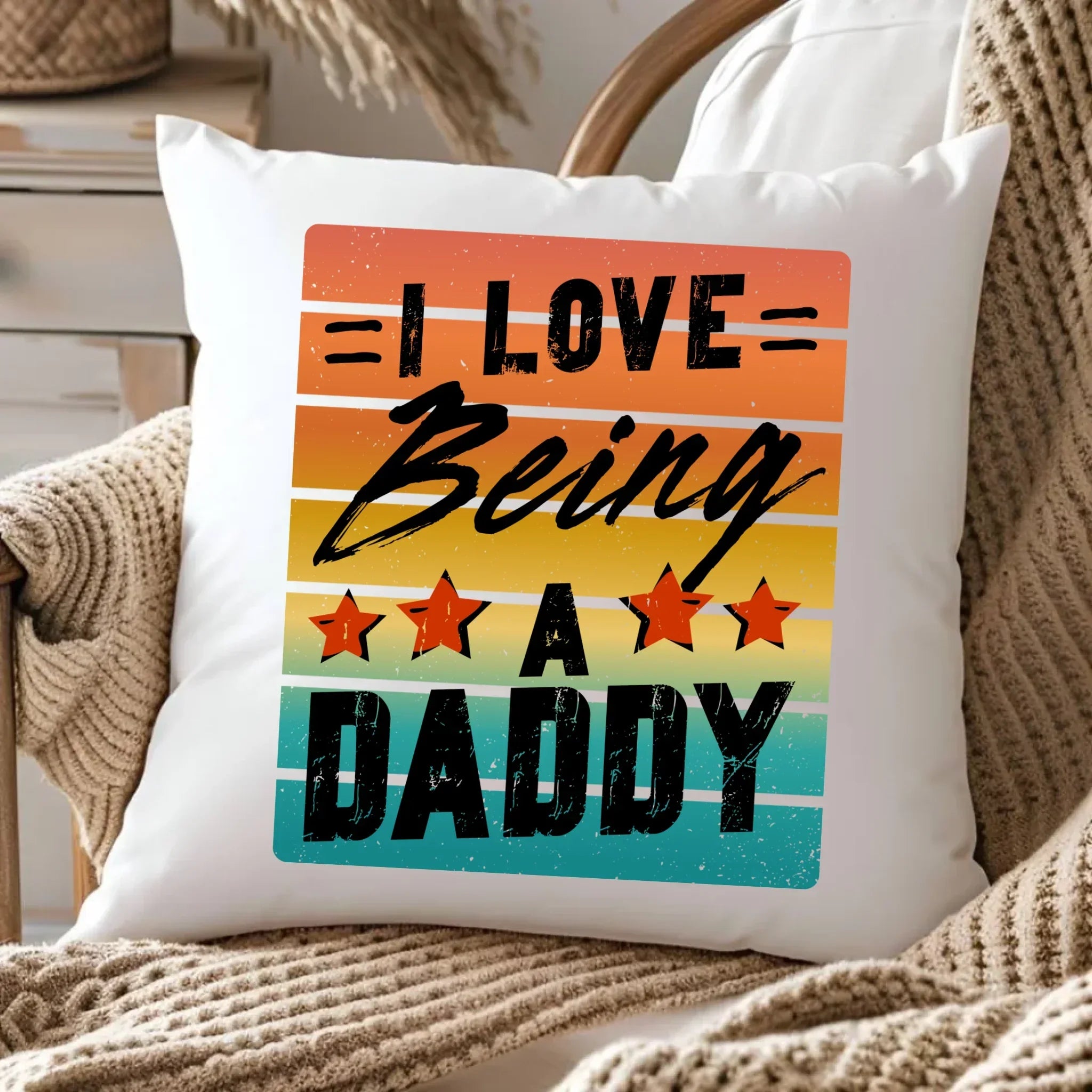I love being a daddy | Poduszka dla taty DT76 - StoryCups.pl