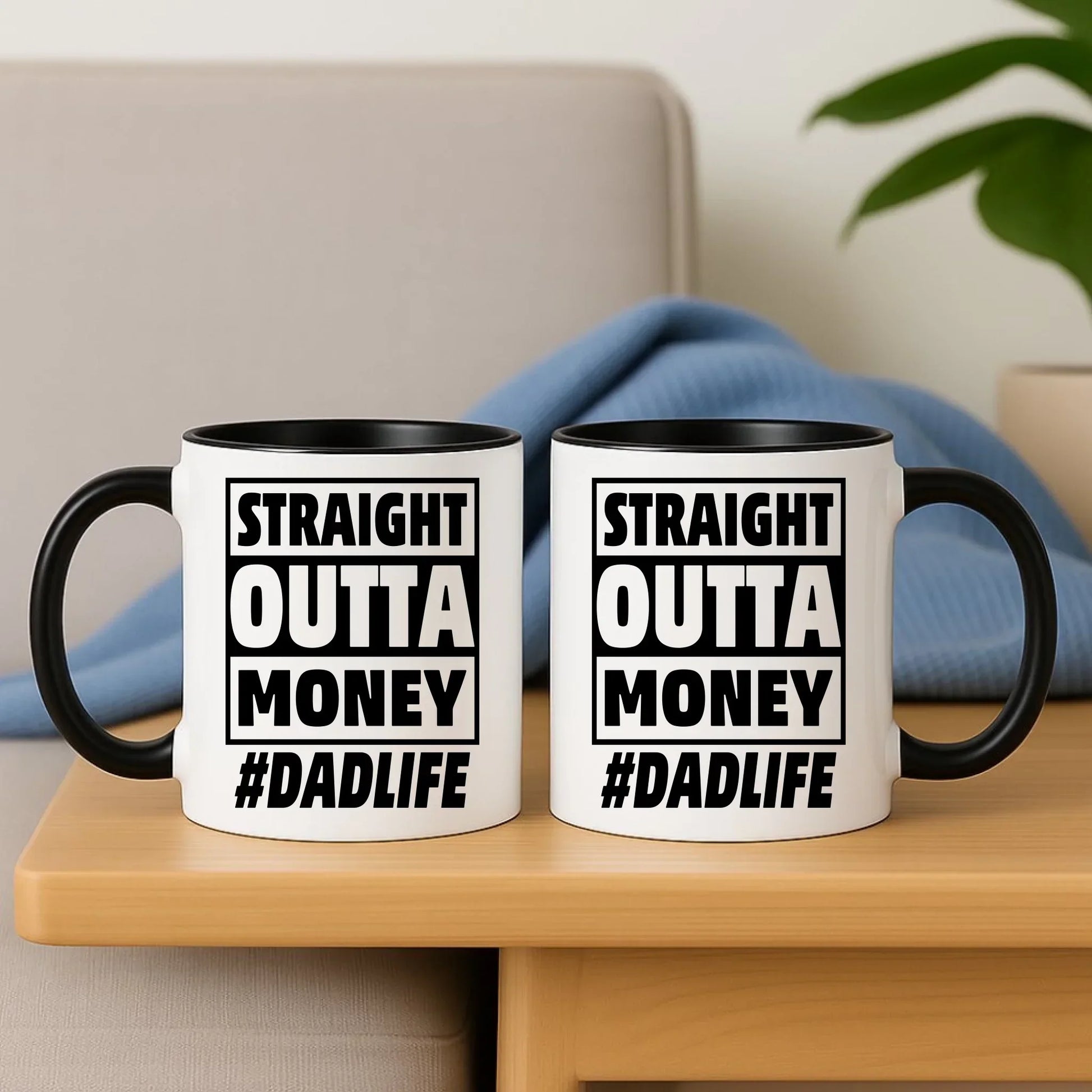Straight outta money #dadlife | Kubek dla taty DT79 - StoryCups.pl