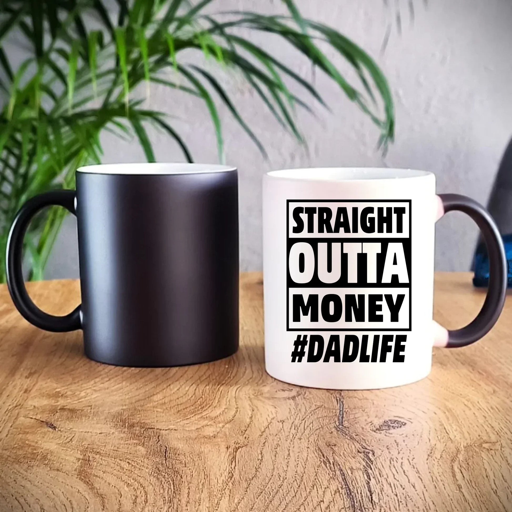 Straight outta money #dadlife | Kubek magiczny dla taty DT79 - StoryCups.pl