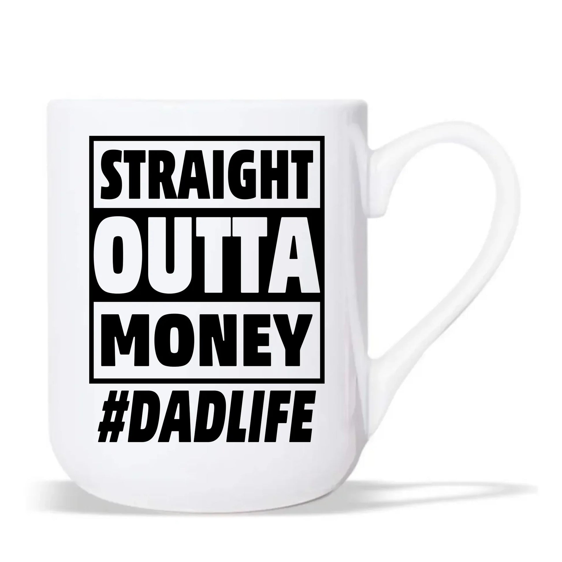 Straight outta money #dadlife | Kubek elegant dla taty DT79 - StoryCups.pl