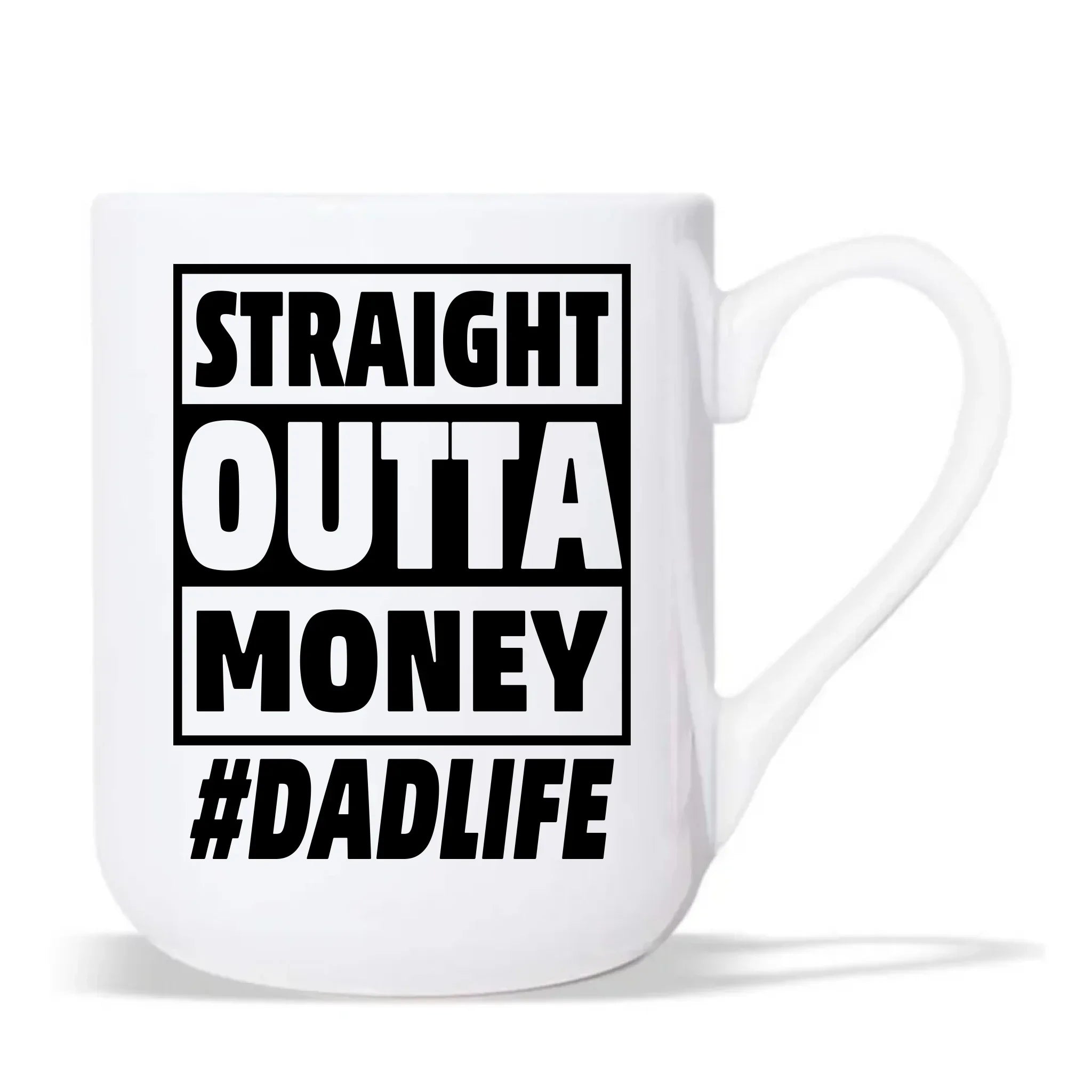 Straight outta money #dadlife | Kubek elegant dla taty DT79 - StoryCups.pl